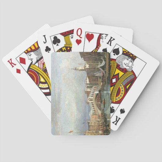 Jeu De Cartes Vue du pont de Rialto à Venise (dos)