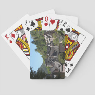 Jeu De Cartes Vue du village médiéval (photo)