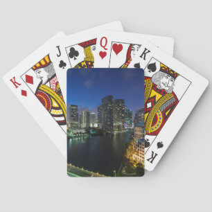 Jeu De Cartes Vue élevée de la ligne d'horizon de la ville depui