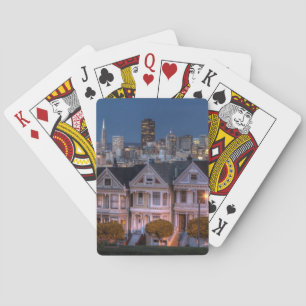 Jeu De Cartes Vue nocturne des maisons "dames peintes"