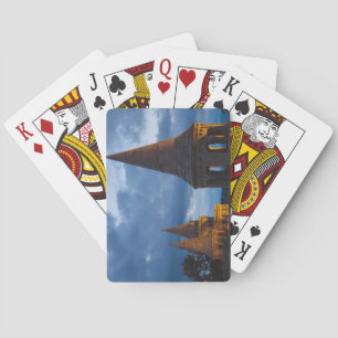 Jeu De Cartes Vue nocturne du Bastion des Pêcheurs, colline du c