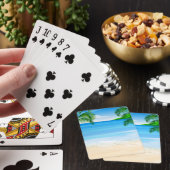 Jeu De Cartes Vue sur la plage (In Situ)