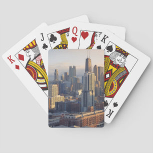 Jeu De Cartes Vue sur la ville avec une lumière fantastique