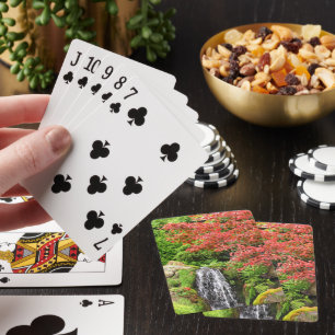 Jeu De Cartes Vue sur le lac Clear à l'automne