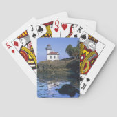 Jeu De Cartes WA, île de San Juan, phare de Lime Kiln (dos)