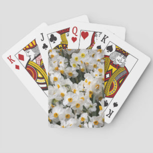 Jeu De Cartes WA, vallée de Skagit, motif de jonquille