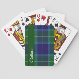 Jeu De Cartes Wallace Clan Tartan Plaid Jouer Des Cartes
