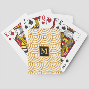 Jeu De Cartes Wave Gold Sun Parties scintillant Boho Populaire C