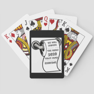Jeu De Cartes We Will Survive the Great 2020 Toilet Paper