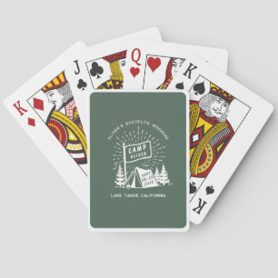 Jeu De Cartes Week-end rétro enterrement de vie de garçon dans l