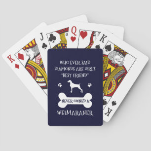 Jeu De Cartes Weimaraner chien meilleur ami