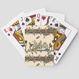 Jeu De Cartes WEIRD MÉDIÉVAL DE LA MUSIQUE, Lapin, Chien