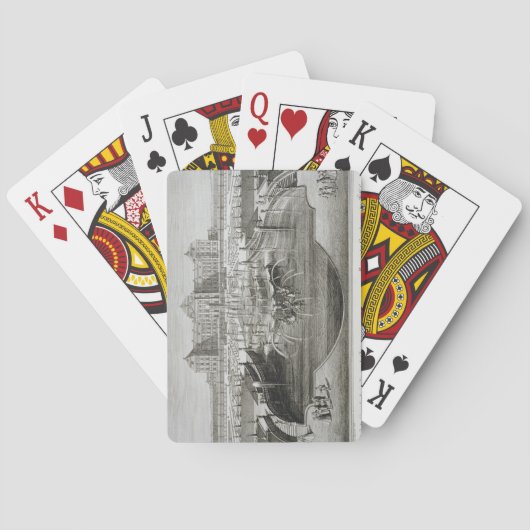 Jeu De Cartes Weissenstein, vue sur le château depuis le Bar (dos)