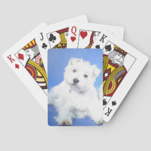 Jeu De Cartes West Highland White Terrier Dog Jouer des cartes