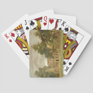 Jeu De Cartes West Lodge, East Bergholt (oil on paper laid on pa