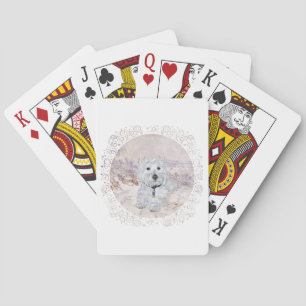 Jeu De Cartes Westie en Hiver