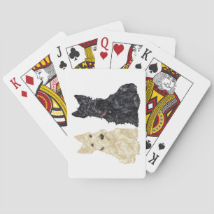 Jeu De Cartes Wheaten & Black Scottish Terriers
