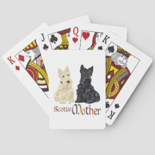Jeu De Cartes Wheates & Black Scottish Terriers Mother