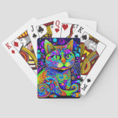 Jeu De Cartes Whimsical Psychedelic Chat Classic Playing Cartes (dos)