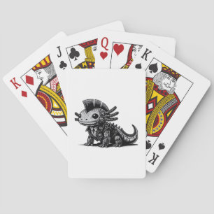 Jeu De Cartes Whimsigoth Cyborg Axolotl Classe d'Art Vintage