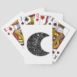 Jeu De Cartes Whimsigoth Witch Moon Wicca Kawaii Goth Tattoo Ast