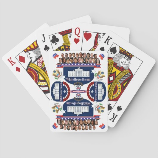 Jeu De Cartes White House 2016 (dos)