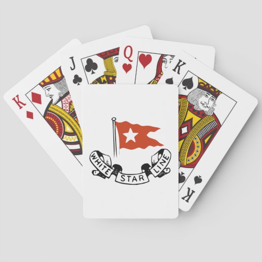 Jeu De Cartes White Star Line Logo (dos)
