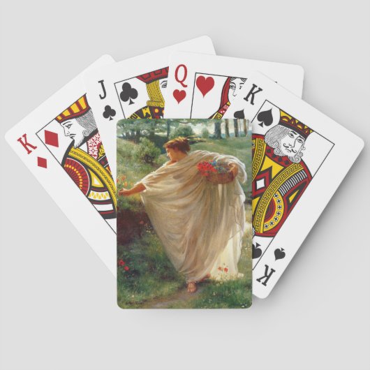 Jeu De Cartes Wild Blossoms (par Edward Poynter) (dos)