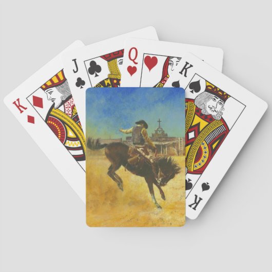 Jeu De Cartes Wild West Bucking Bronco Jouer des cartes (dos)