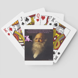 Jeu De Cartes William Cullen Bryant Poème Flower
