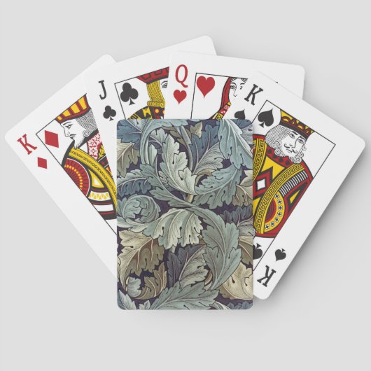 Jeu De Cartes William Morris Acanthus Feuilles (dos)
