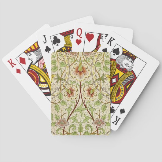 Jeu De Cartes William Morris Daffodil Fond d'écran classique (dos)