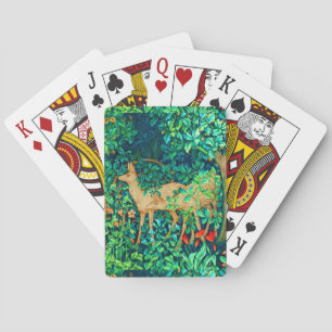 Jeu De Cartes William Morris Forest Deer Tapestry Imprimer