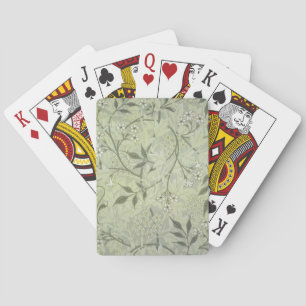 Jeu De Cartes William Morris Jasmine Botanique Antique Vintage