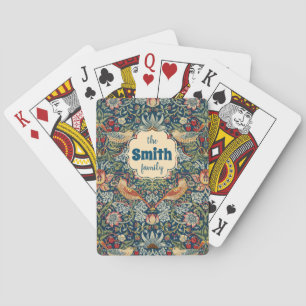 Jeu De Cartes William Morris Strawberry Thief Art Jouer des cart