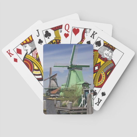 Jeu De Cartes Windmill, Zaanse Schans, Hollande, Pays-Bas 2 (dos)