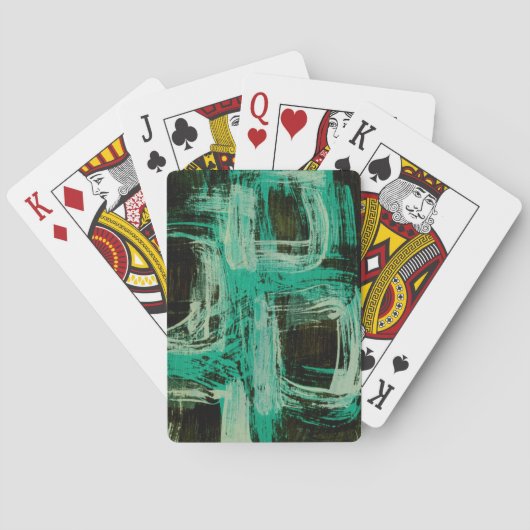 Jeu De Cartes Windows bleu vert I (dos)