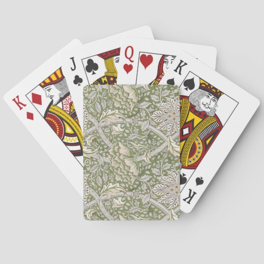 Jeu De Cartes Windrush Motif (par William Morris) (dos)