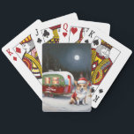 Jeu De Cartes Winter Corgi Caravan Christmas Adventure<br><div class="desc">Laissez-vous tenter par la magie d'une nuit d'hiver enneigée alors qu'une caravane glisse gracieusement à travers le paysage illuminé par la lune. La beauté sereine de la neige scintillante et l'éclat enchanteur de la lune créent une scène captivante, promettant une aventure de Noël inoubliable remplie de chaleur, de joie et...</div>
