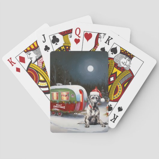 Jeu De Cartes Winter Great Dane Caravan Christmas Adventure (dos)