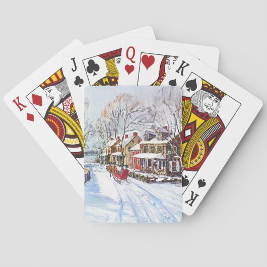 Jeu De Cartes Winter Wonderland (dos)