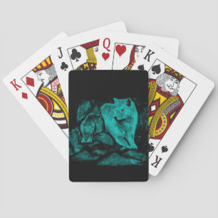 Jeu De Cartes Wolf and Raven in the Night