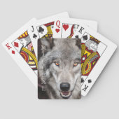 Jeu De Cartes Wolf Photo Nom personnalisé (dos)
