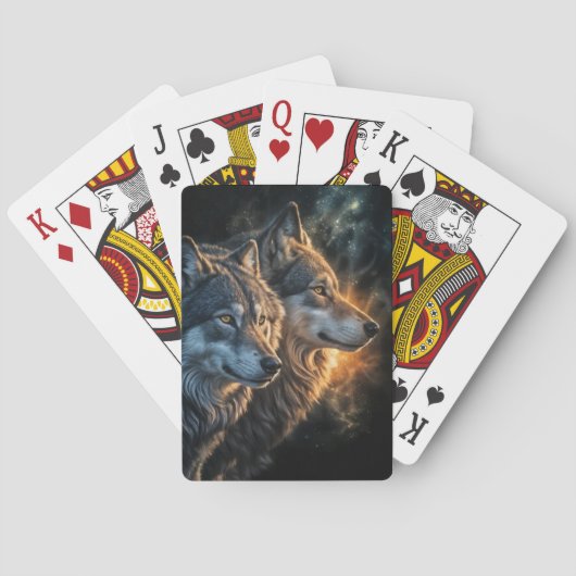 Jeu De Cartes Wolf Wolves Mystical Magical  (dos)