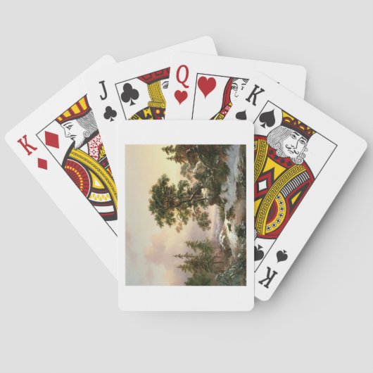 Jeu De Cartes Wolves in a Winter Landscape (dos)