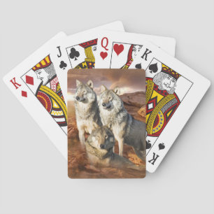Jeu De Cartes Wolves Trio Playing Cards