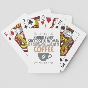 Jeu De Cartes Woman Is Coffee