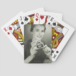 Jeu De Cartes Woman Playing Cards