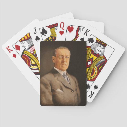 Jeu De Cartes Woodrow Wilson (dos)