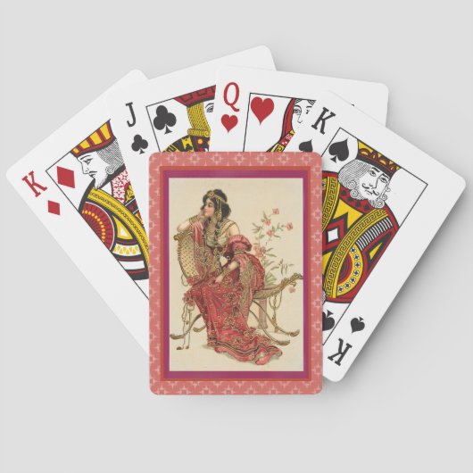 Jeu De Cartes WQ PLAYCARDS : Lady In Pink (dos)